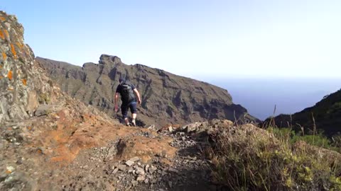 Hiking in the Teno-Mountains in Spain