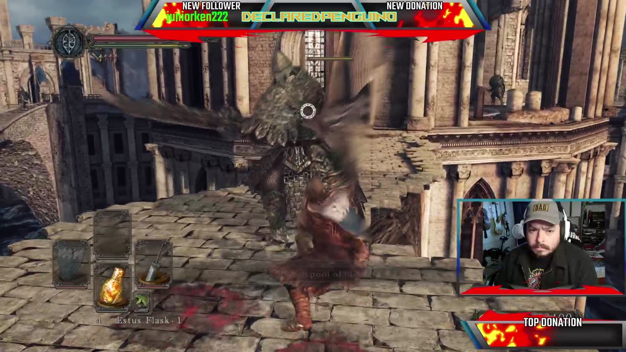 Dark Souls 2 Scholar of the First Sin Playthrough pt.3 Fighing the DragonSlayer
