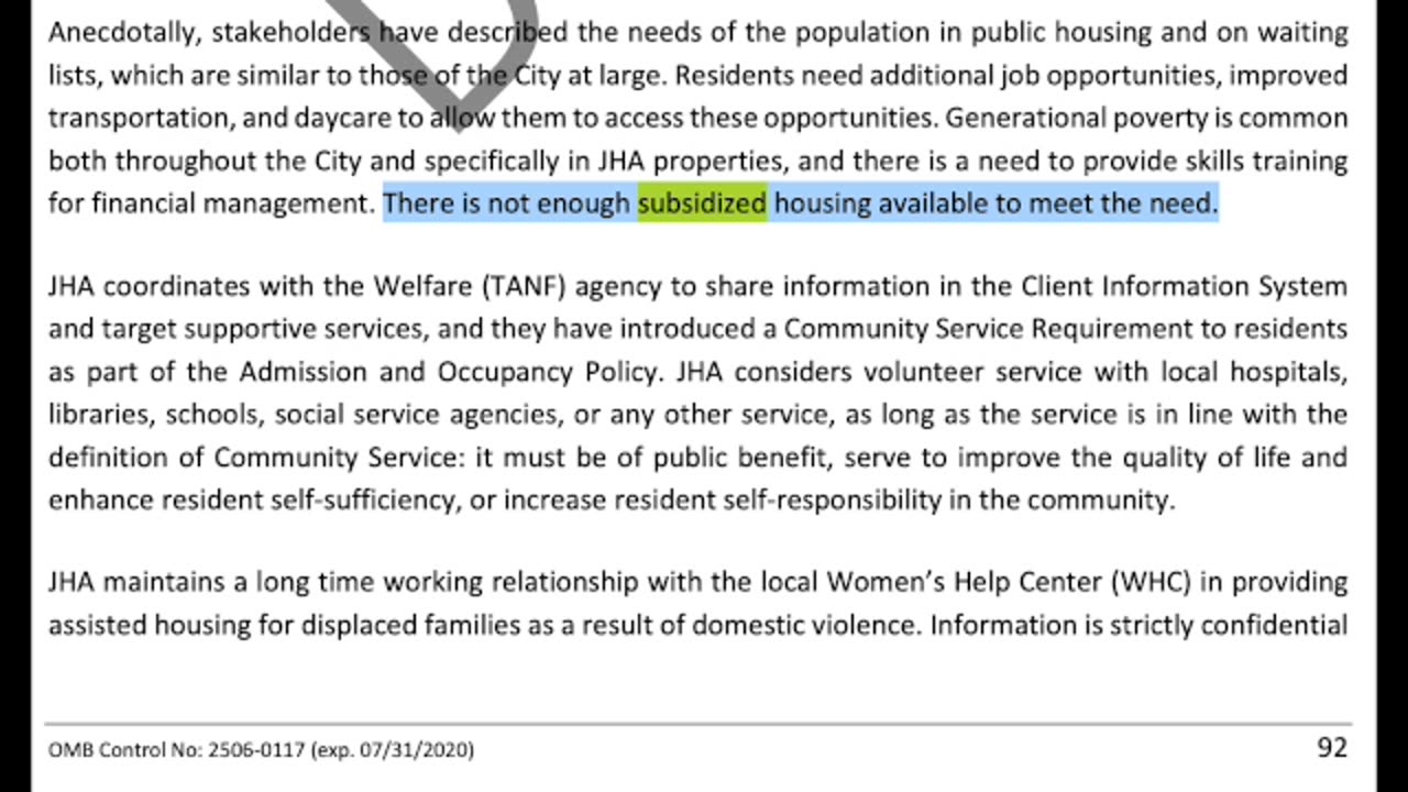 Is there enough Subsidized housing? 23June2025