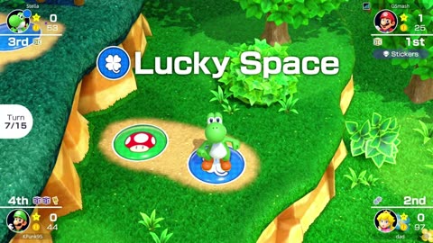 #mariopartysuperstars Online Play Woody's Woods 15 Turn Game Part Three