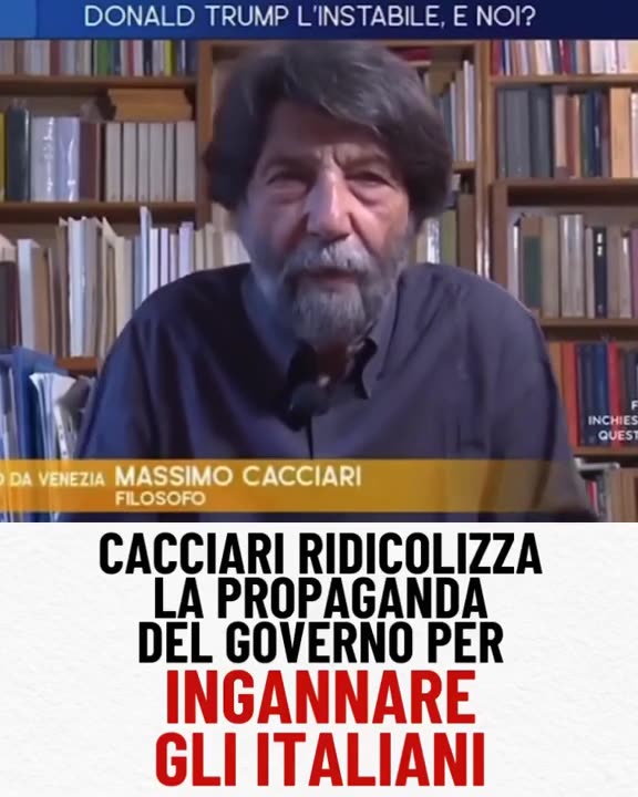 Massimo Cacciari ...ma chi minaccia chi?!?