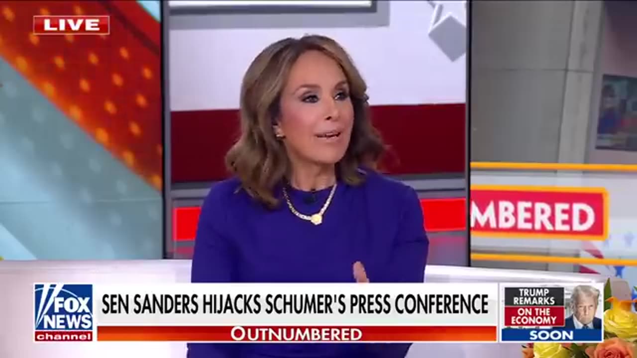 Sanders CRASHES podium to call out Democrats