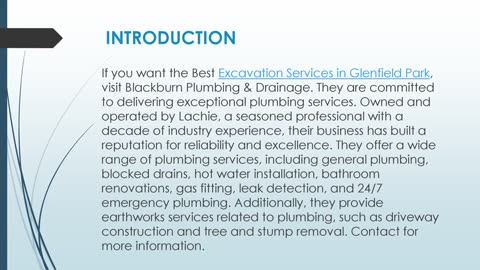 Best Excavation Services in Glenfield Park