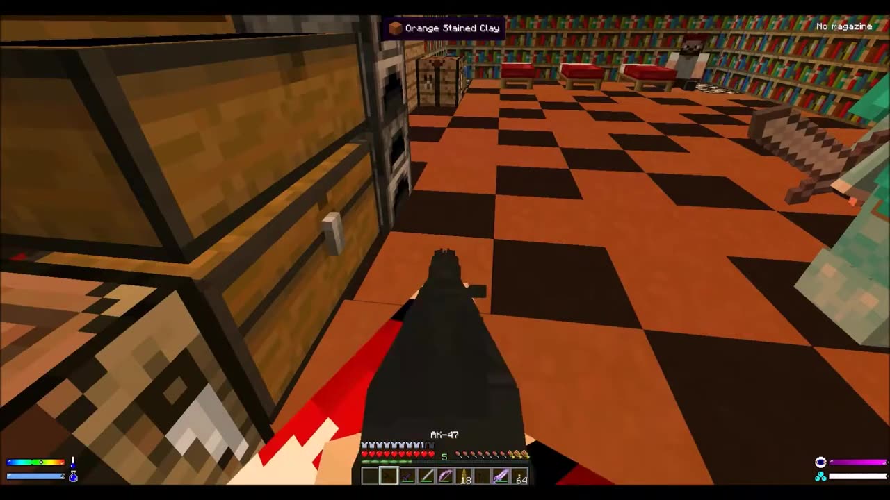 Minecraft Zombies Guns and Magic Part 5: Pirate Ships And a Lava Castle_