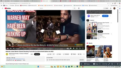 MALCOLM JAMAL WARNER DEAD, AFTER DESCRIBING THE TRUE COLOR & NATIONALITY OF THE LORD