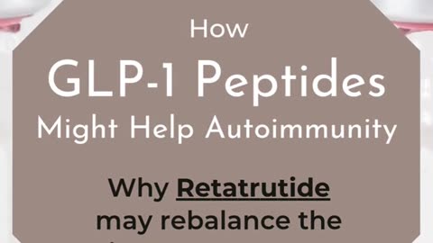 How GLP-1 Peptides Might Help Autoimmunity