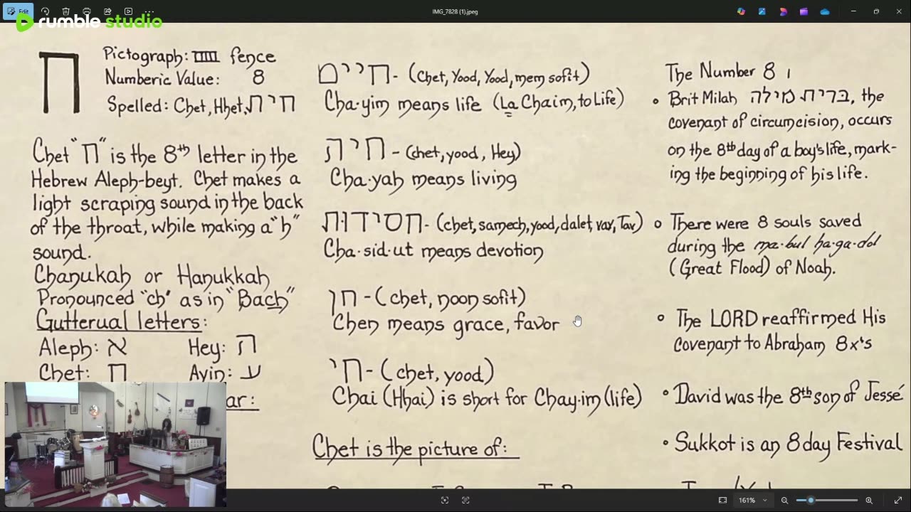 7/20/2025 ~ Hebrew Alpha-Beyt ~ Chet