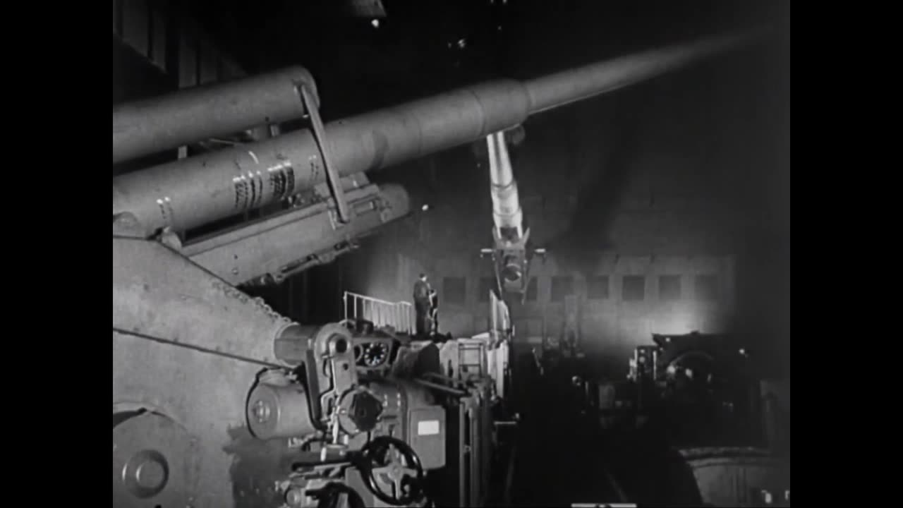 Manufacture of the Krupp K5 280mm Railway Gun.