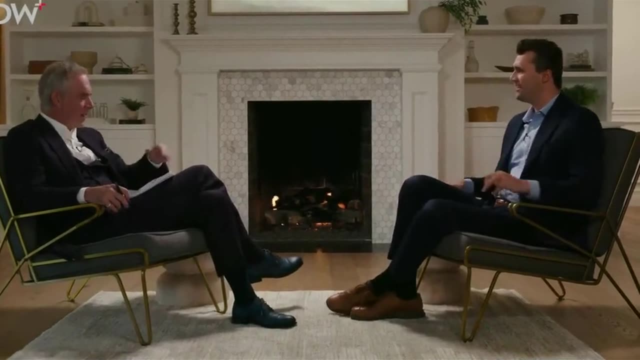 Liberals Defend Big Institutions - Charlie Kirk and Jordan B Peterson
