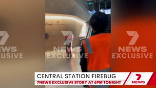 Arson attack hits Central Station overnight - 7NEWS Australia
