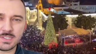 Bethlehem, just lit its first Christmas tree since the war,But Christians barely live there anymore