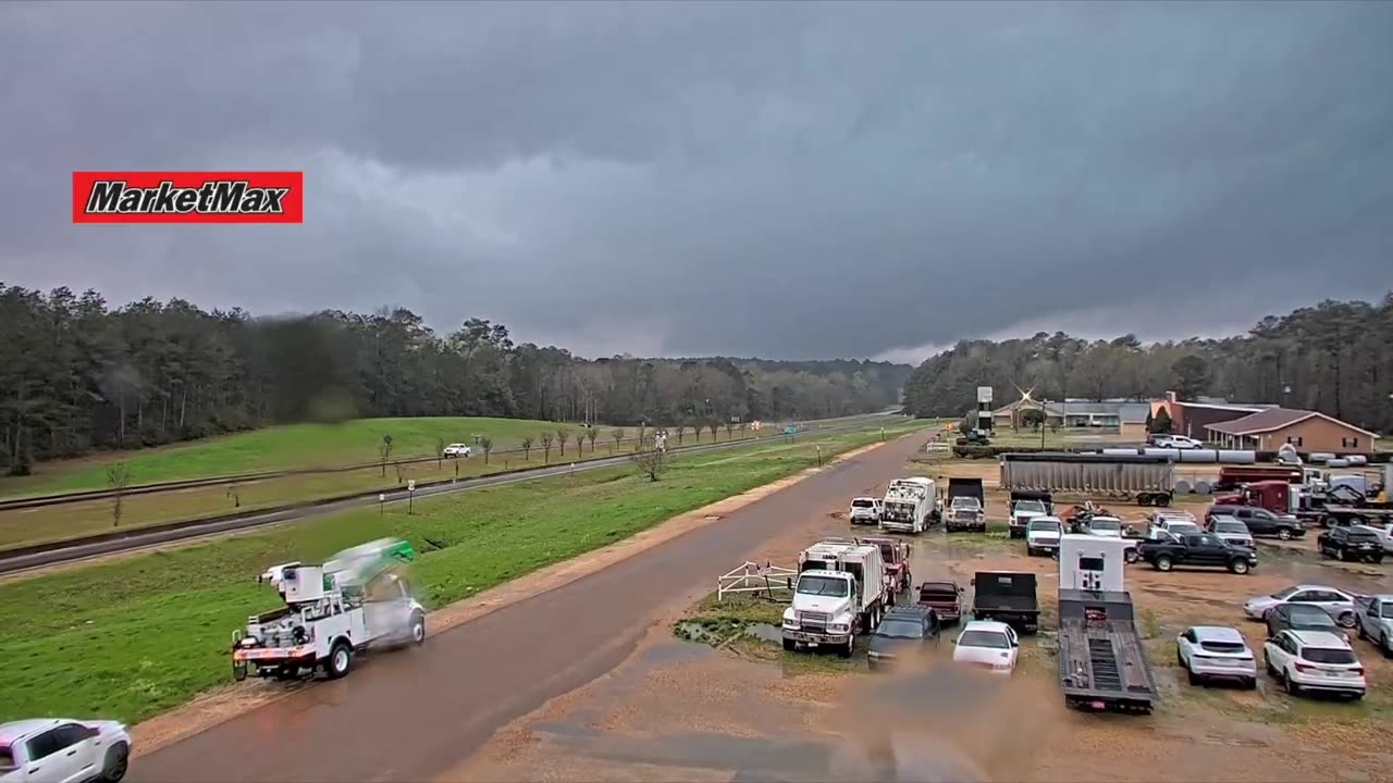 Video: Another tornado on the ground in Tylertown, Mississippi.