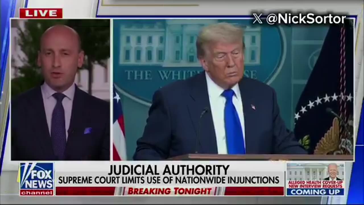 🚨 STEPHEN MILLER: "NO ONE in America consented to being ruled by activist judges