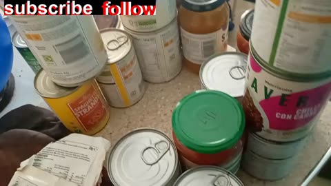#preppers , #relate , annual sorting of tinned food
