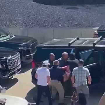 Footage of Charlie Being Rushed off University Campus After Being Shot [Graphic]