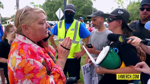 The professional protesters HATE free speech so much
