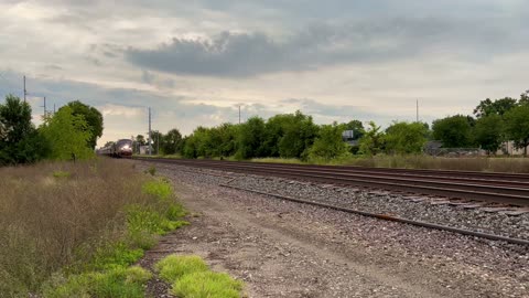 Amtrak 50 Years - Lake Shore Limited Elkhart, In 8-23-25