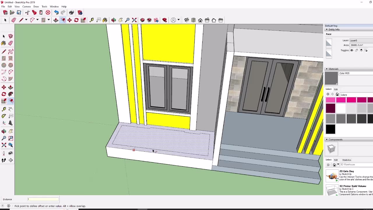 tutorial design house size 6 x 6 meters 44