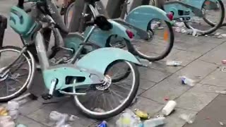 The streets of the French Capital Paris. Something has gone very wrong.