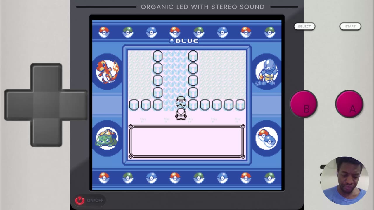 Playing OG Pokemon Blue