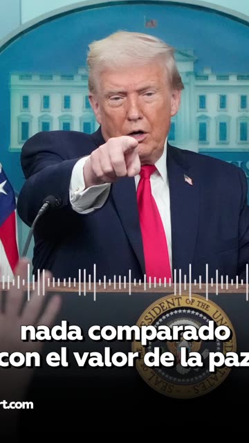 Trump comenta sobre la cuota de ingreso al Consejo de la Paz