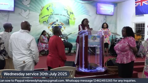Wednesday service 30th July 2025