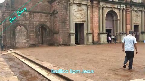 Basilica Bom Jesus in Goa- UNESCO World Heritage Site