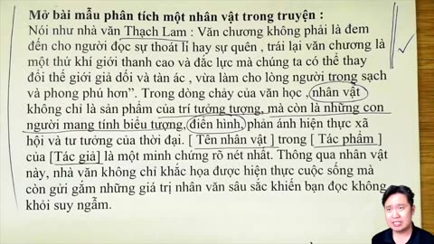 108 Hướng dẫn khám phá một nhân vật trong truyện