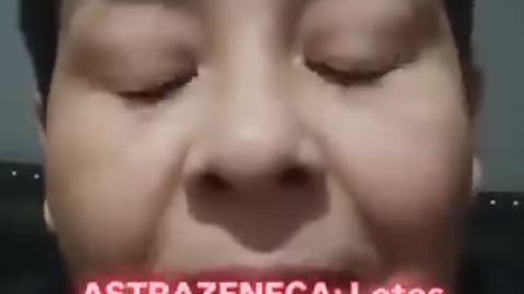 VICTIMA DE LA VACUNA AZTRASENICA ..TERMINA CON TROMBOSIS , DERRAME ,