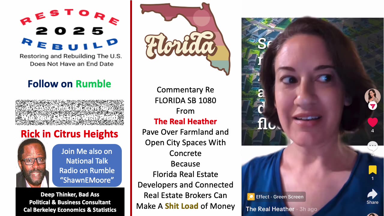 Florida's The Real Heather on TikTok Exposes the Florida Takeover of Local Rights