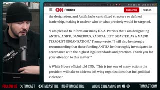 Trump Declares Antifa A Terror Organization Following Charlie Kirk Assassination | Tim Pool