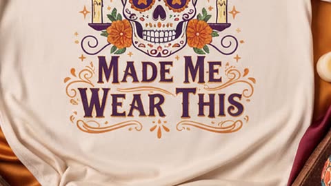 Would Abuelita even let me say no to this shirt? #DiaDeLosMuertos #FunnyTshirt