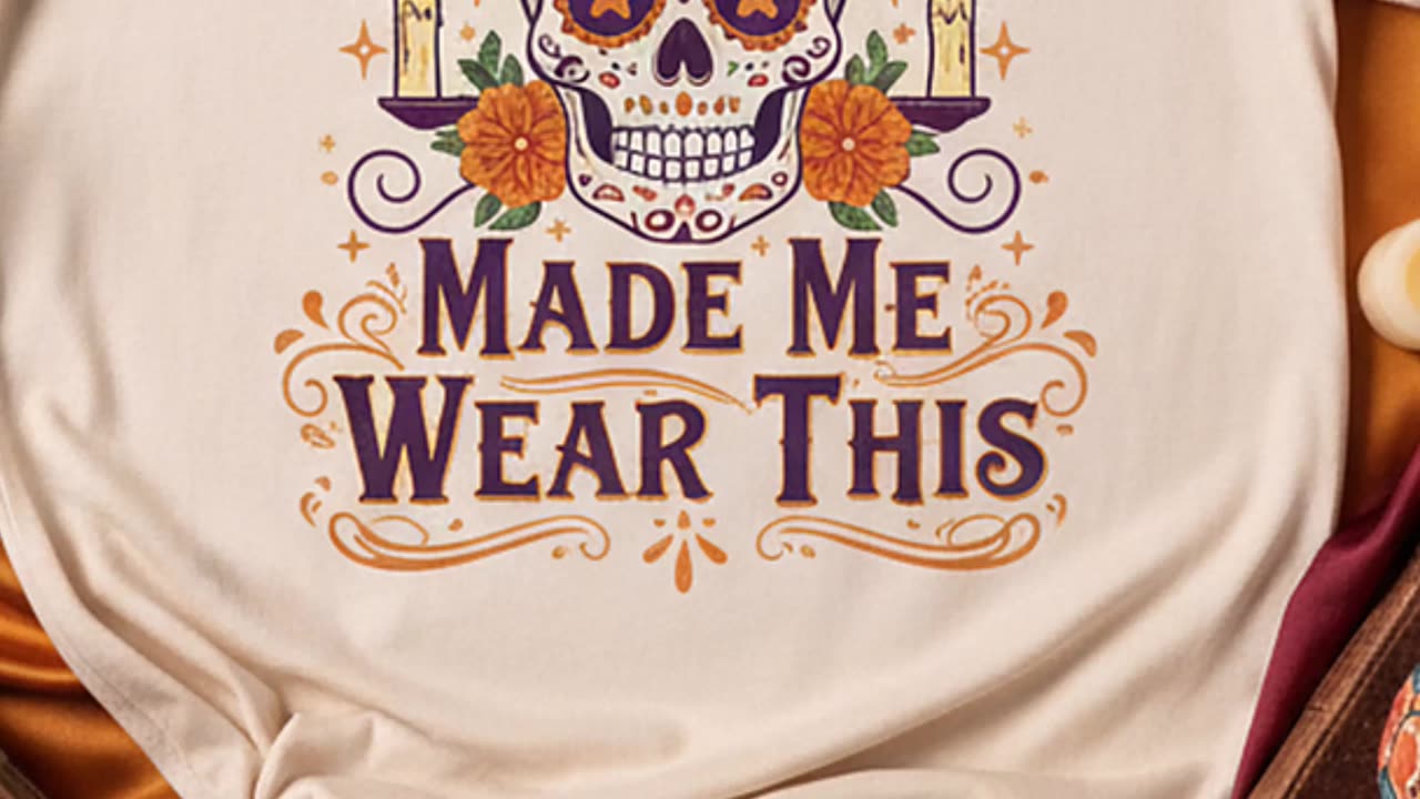 Would Abuelita even let me say no to this shirt? #DiaDeLosMuertos #FunnyTshirt