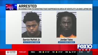 2 blacks arrested in connection to shooting near Gentility Lane and Lapine Drive