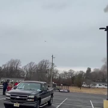 Video from the site where two helicopters crashed in Hammonton, New Jersey.