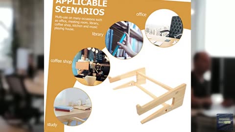 DOITOOL Notebook Stand Laptop Support Holder Riser for Computer Desk Portable Wo