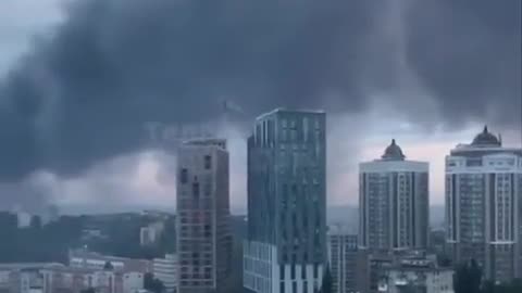 🌆✈️ Ukraine Russia War | The Sky Over Kiev in the Evening | RCF