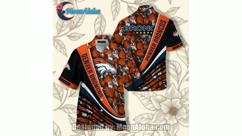 Denver Broncos Tropical Floral Hawaiian Outfit For Men Summer Vibes