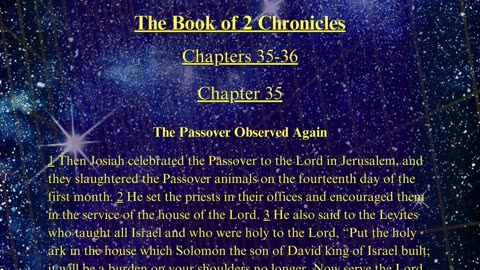 Christian Meme Video: 2nd Chronicles Chapter 35-36 (11/30/2025)