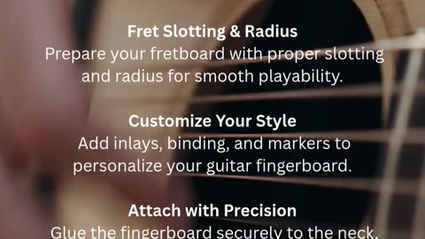 Premium Wood for Guitar Fingerboards & Fretboards