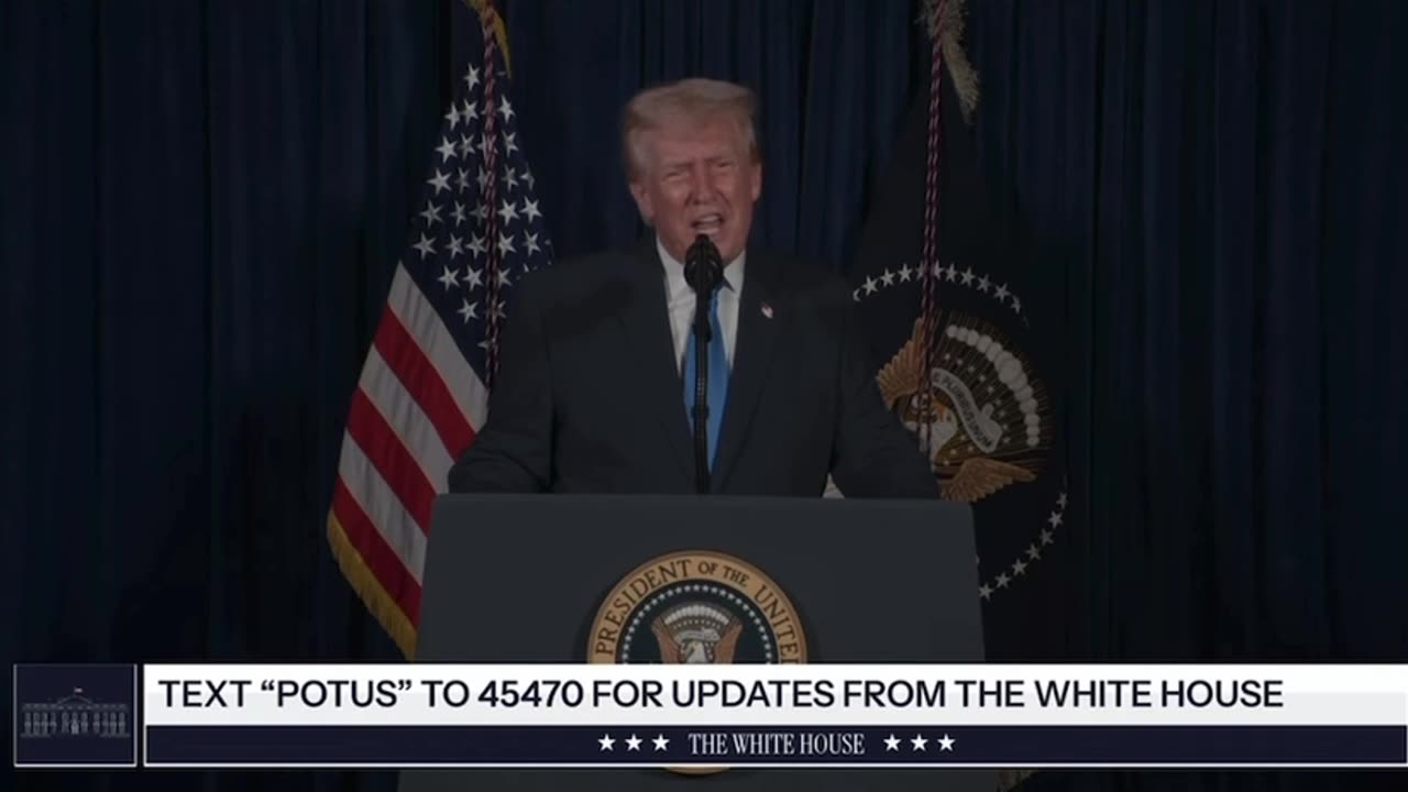 Trump gives an update after todays "act of terror,"