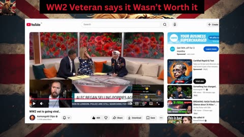 WW2 Veteran says it Wasn’t Worth it