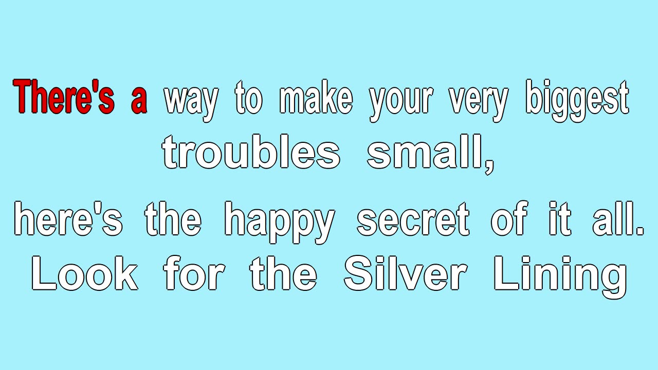 Look for the Silver Lining (1920)