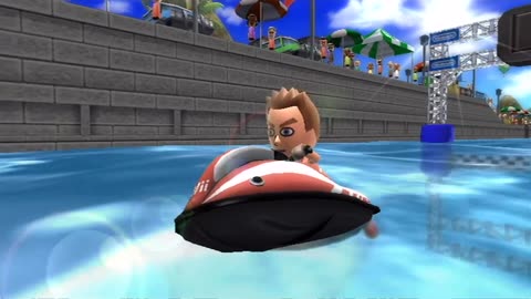 Wii Sports Resort - Power Cruising Slalom Course (All Courses)