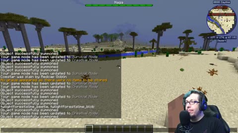Mindcrack Live 2019-12-02 A man mountain big rock boy large