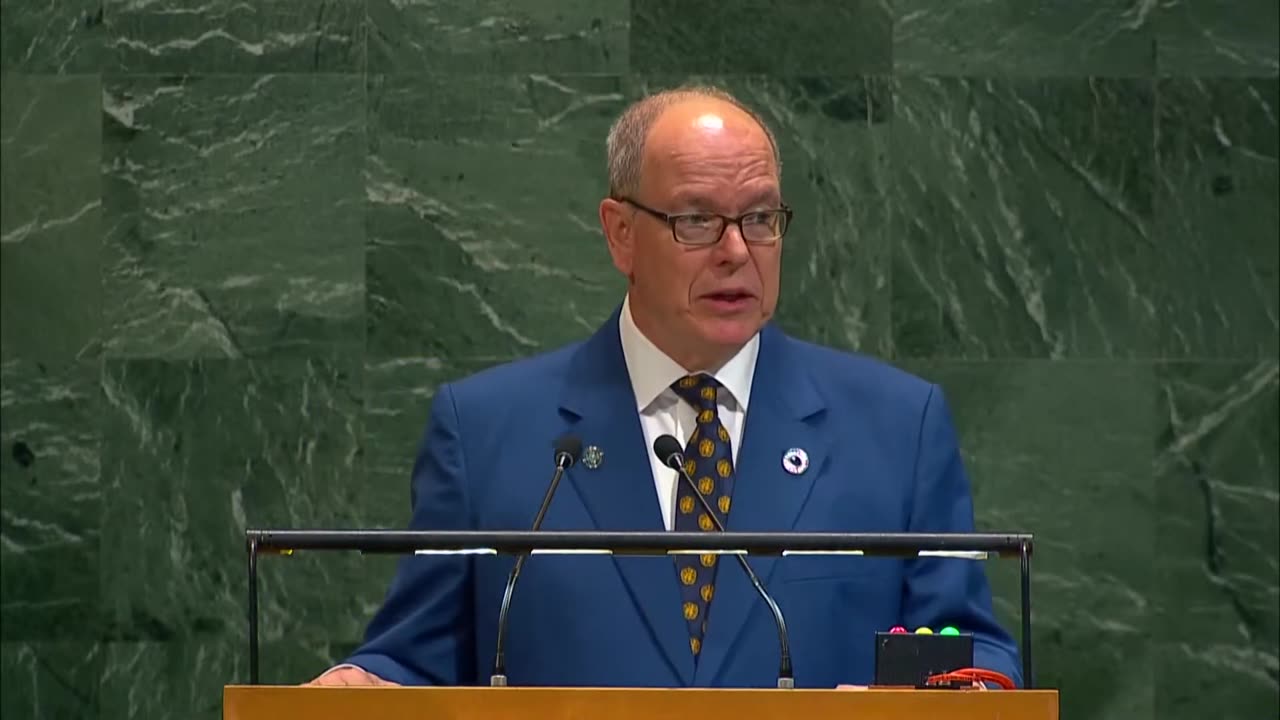 🇲🇨 “Climate Action Cannot Wait” | Monaco’s Prince Albert II at UNGA 2025 ✅