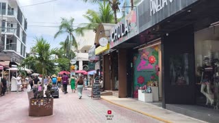 5th Avenue - Playa del Carmen - Quintana Roo - 4K - Walking Tour - Part 2