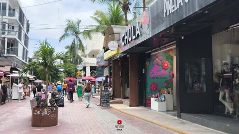 5th Avenue - Playa del Carmen - Quintana Roo - 4K - Walking Tour - Part 2