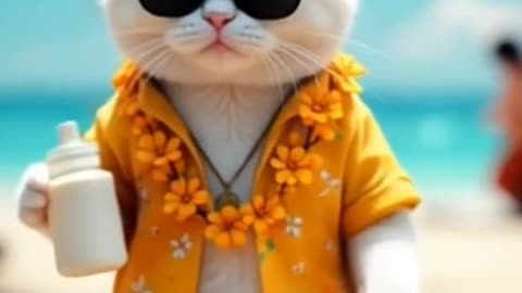 Cutest Pink Kitten Holding a Milk Bottle 🍼💖 | So Adorable!