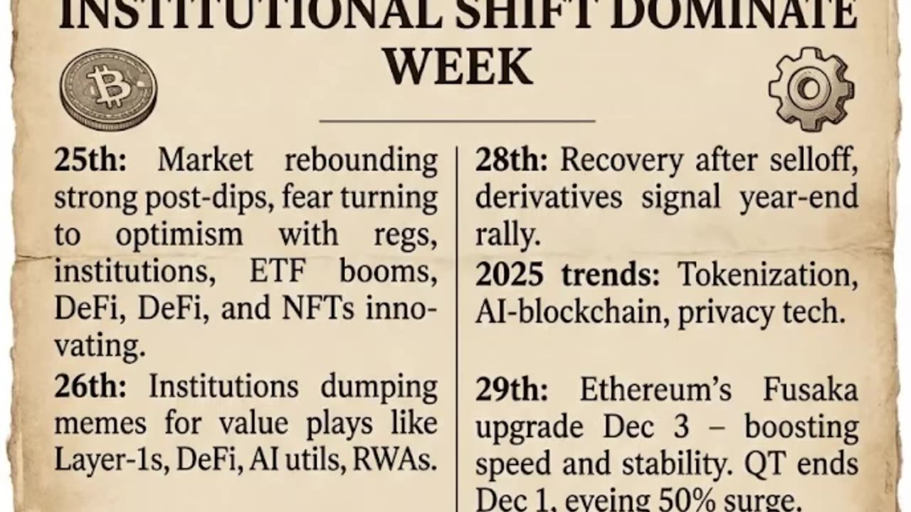 60-Second Last Week’s Crypto Wrap-Up — By OrangeBrickRoad.com.au